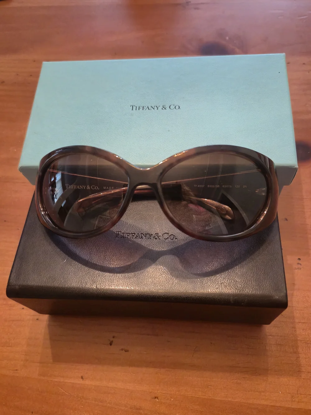 Tiffany & Co. Women's Brown Oversized Sunglasses